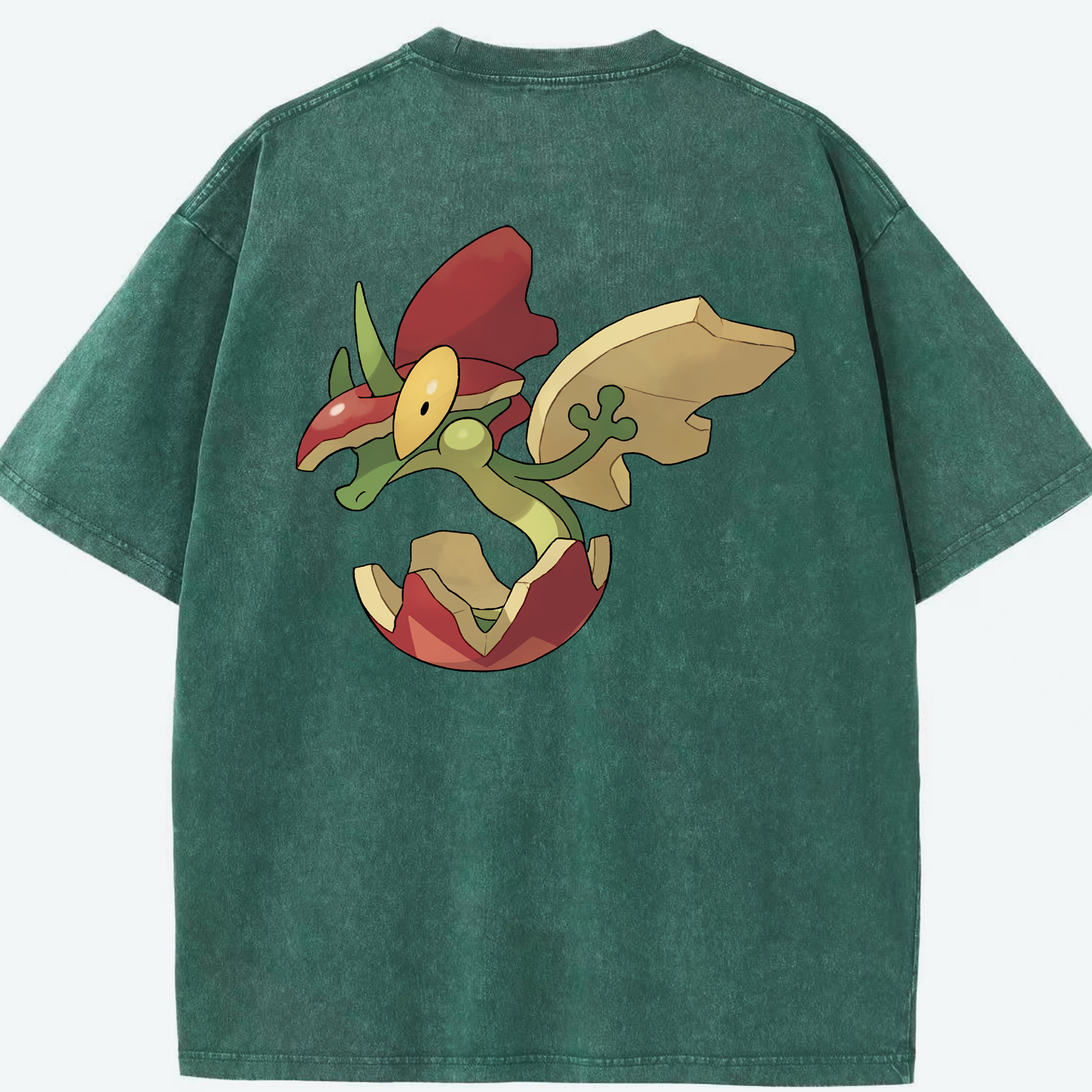 （画像用） ポケットモンスター Pokémon 綿100% ヴィンテージ風 半袖Tシャツ（背面プリント）
